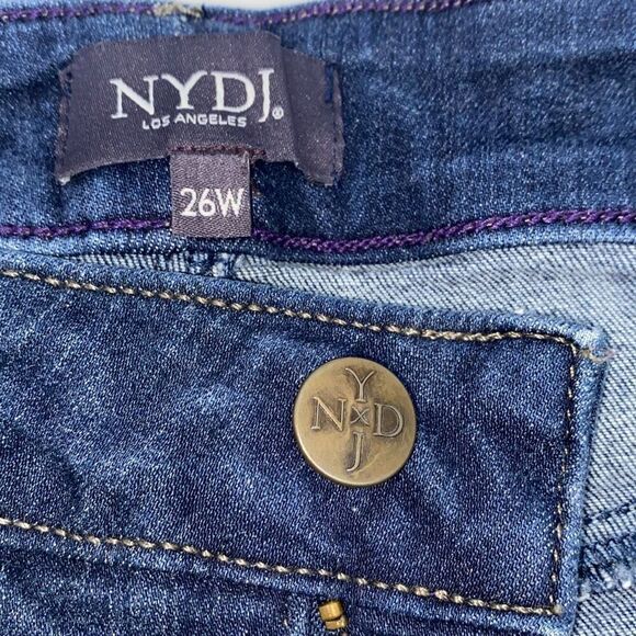 NYDJ Women's Lift Tuck Technology AMI Skinny Legging Jeans Blue Size 26 - Picture 6 of 15